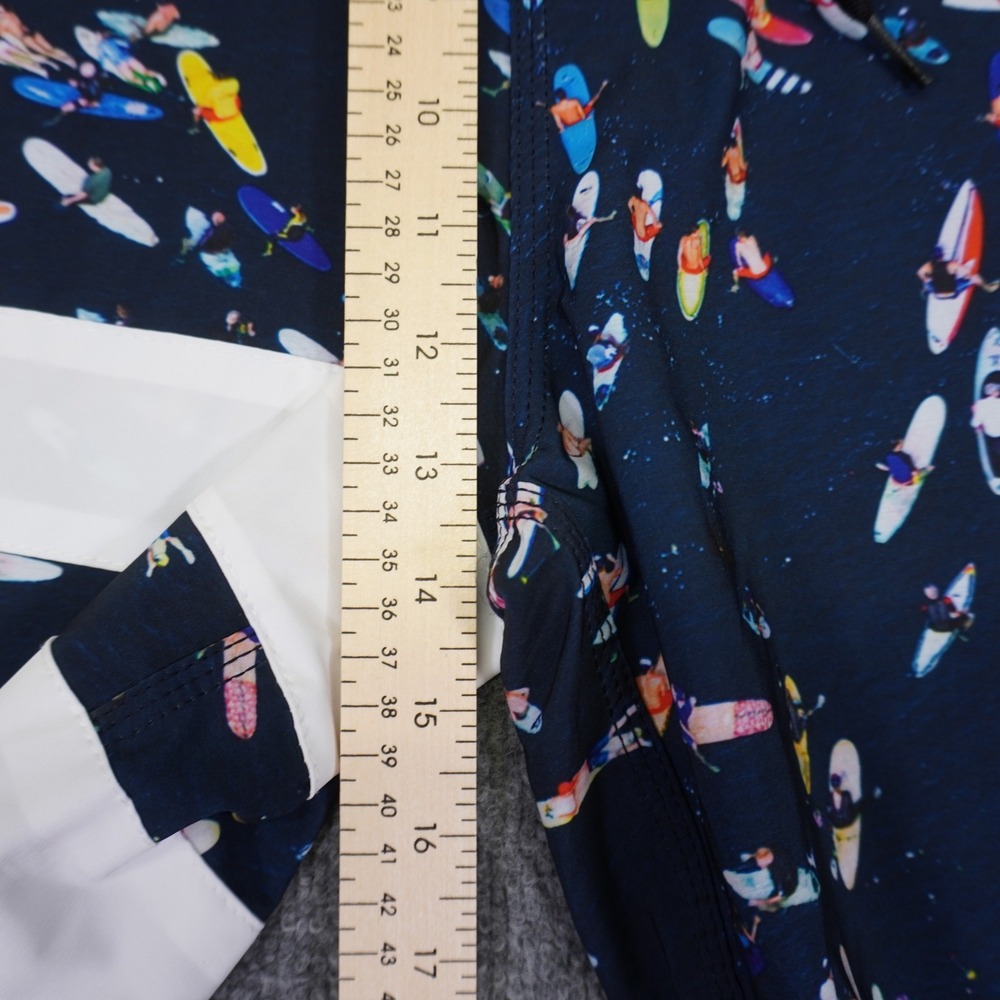 NEW Hurley Board Shorts Mens 36 Blue Ben Carlson Foundation Surfer Print Phantom - Picture 8 of 12